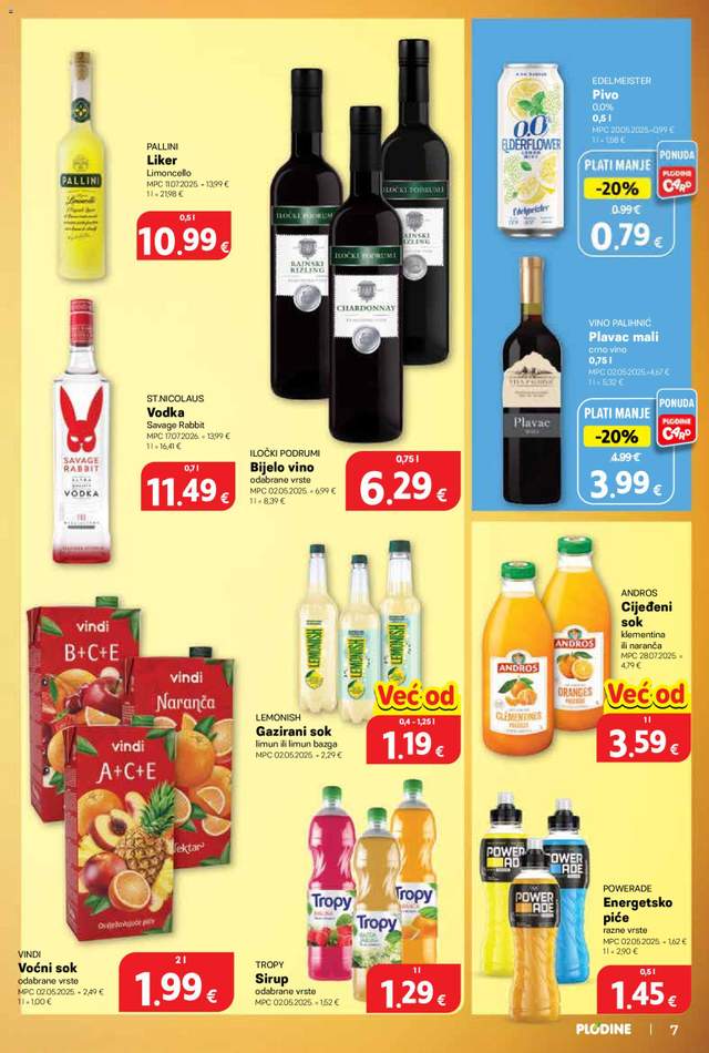 Novi Plodine katalog od 29.07.
