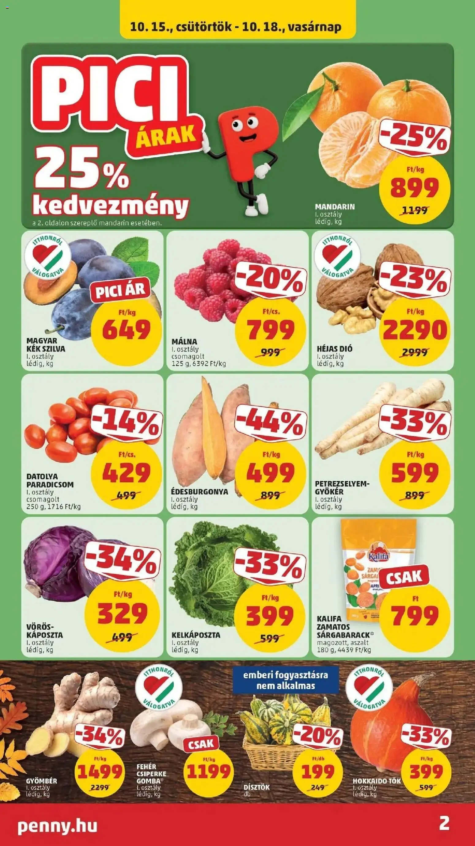 PENNY - PENNY aktuális akciós újság megtekintése, amely érvényes 2026.10.15.-től