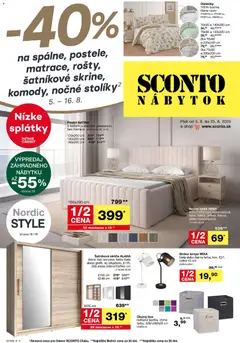 Náhľad Sconto nábytok letáku platného od 05.08.2026