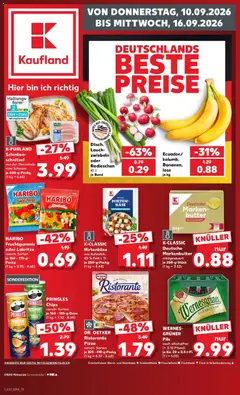 Vorschau von dem Prospekt des Geschäftes Kaufland, gültig ab dem 10.09.2026