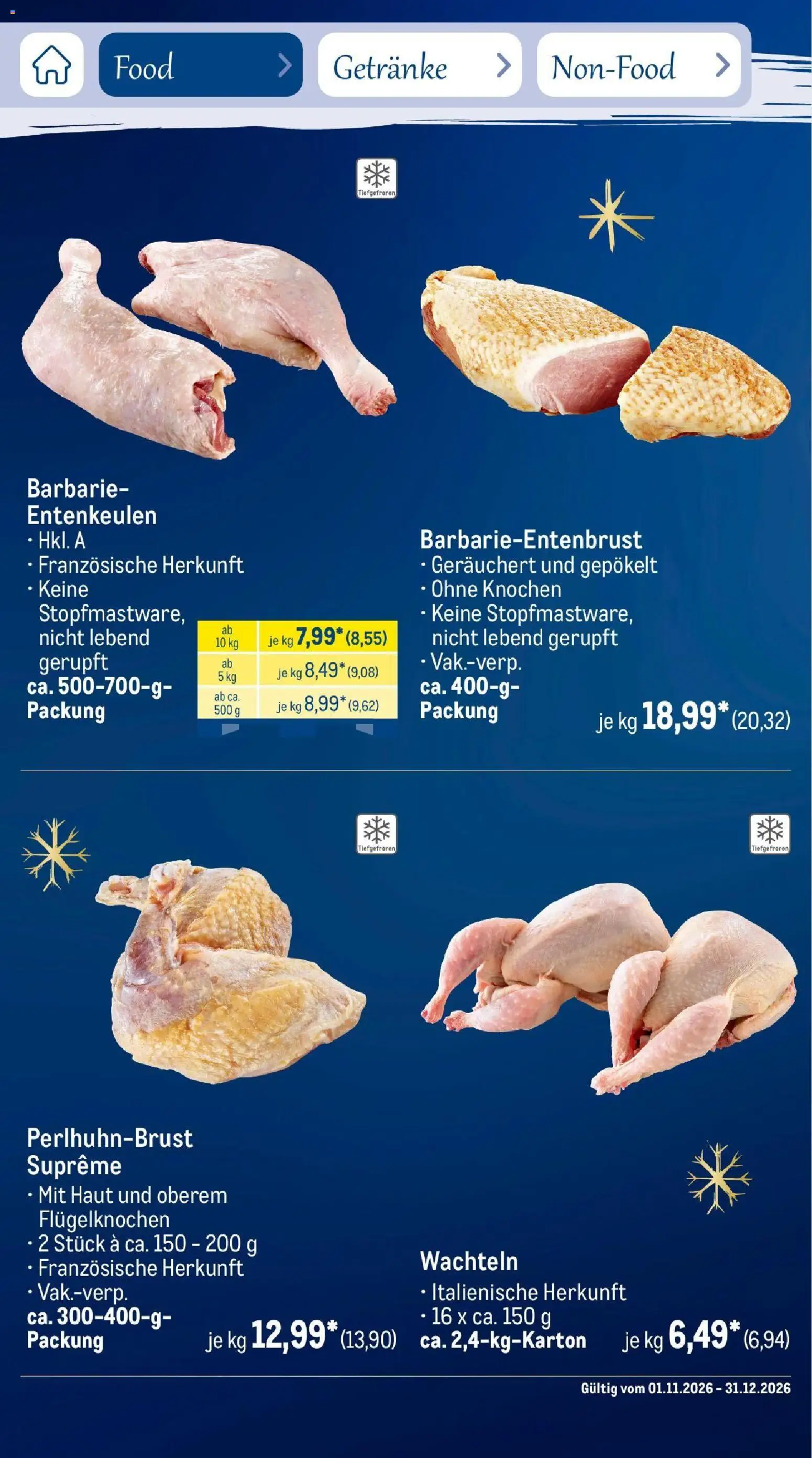 Vorschau von dem Prospekt des Geschäftes Metro, gültig ab dem 01.11.2026