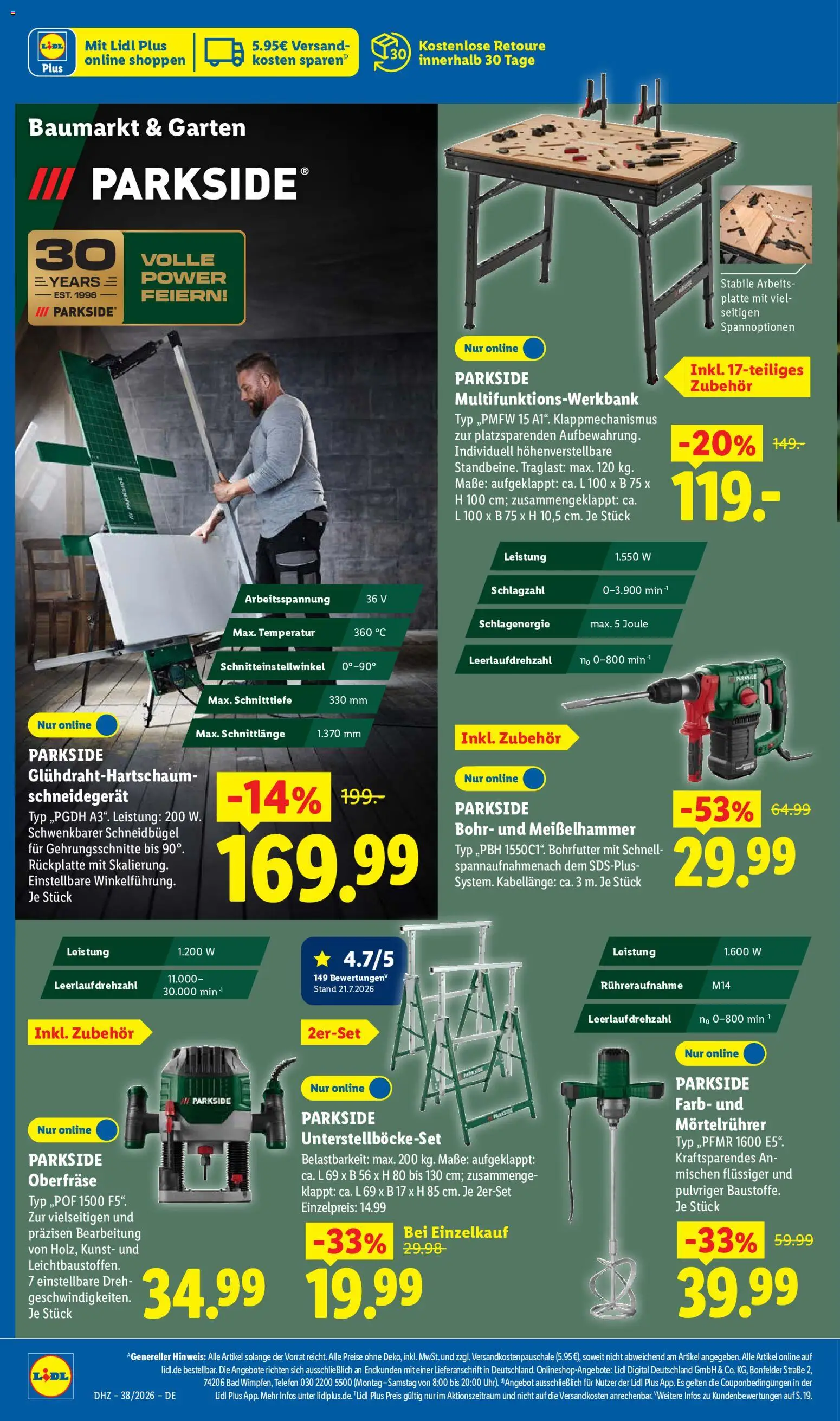 Vorschau von dem Prospekt des Geschäftes Lidl, gültig ab dem 14.09.2026 - Telefon, Bad, Mixer, Cutter