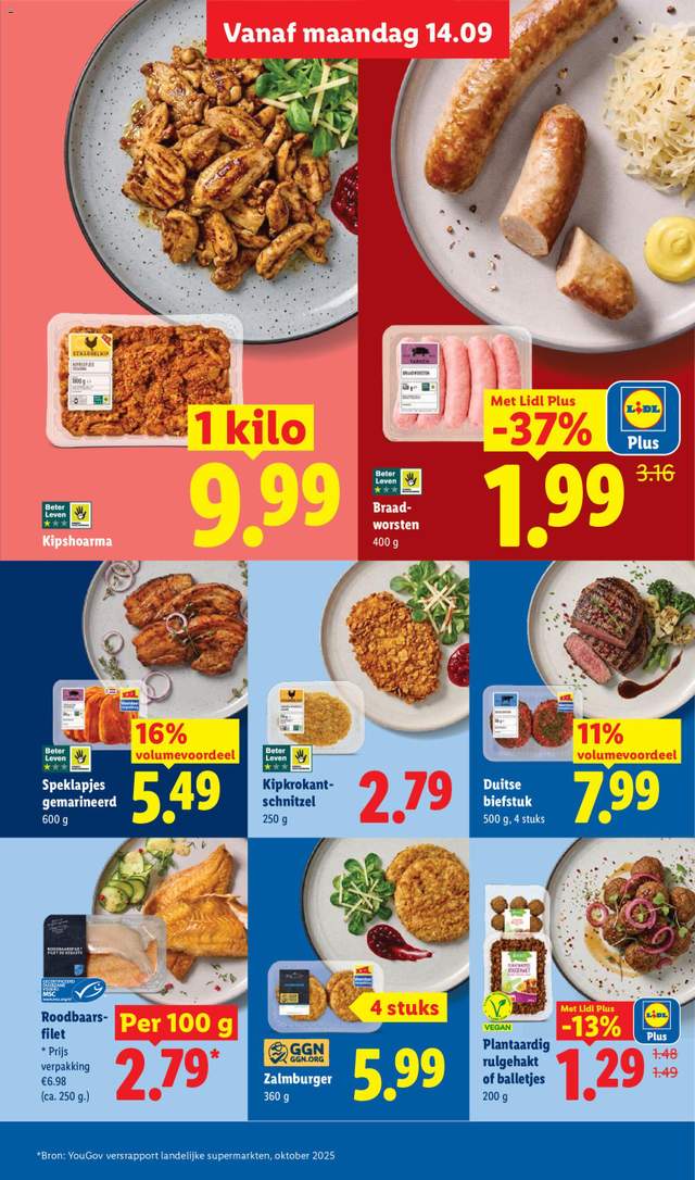 Nieuwe Lidl folder vanaf 14-09