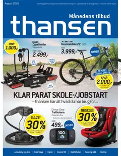 Eksempel på tilbudsavis Thansen - Tilbudsavis fra butik Thansen gyldig fra 29/07/2026