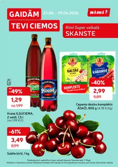Skatīt Rimi akciju bukletu, derīgs no 23.06.2026.