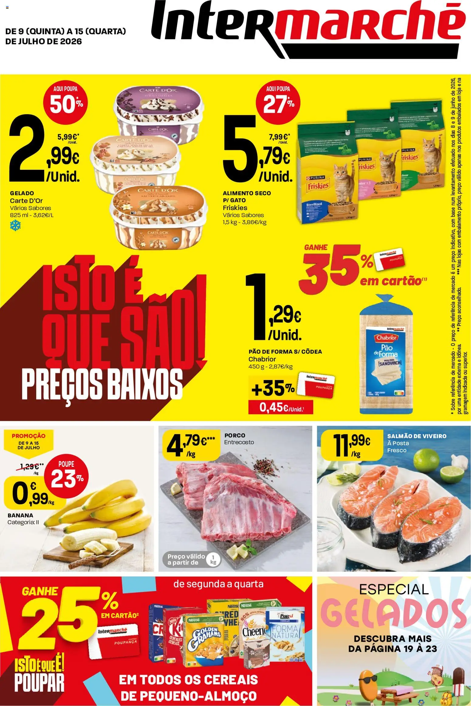 Pré-visualização do folheto da loja Intermarché válida a partir de 09/07/2026