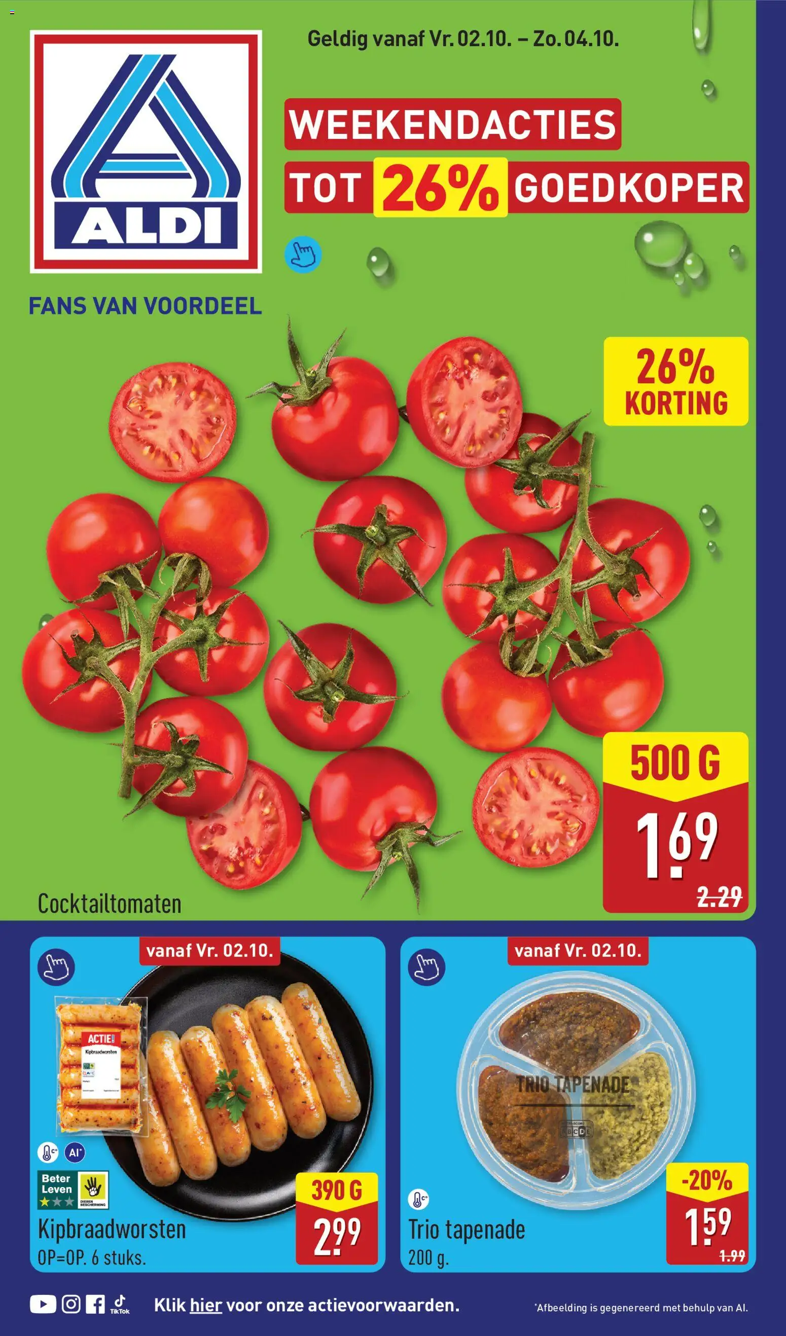 Voorbeeld van Aldi folder - Weekendfolder van winkel Aldi geldig vanaf 02-10-2026