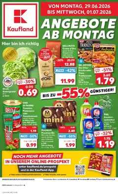 Vorschau von dem Prospekt des Geschäftes Kaufland, gültig ab dem 29.06.2026