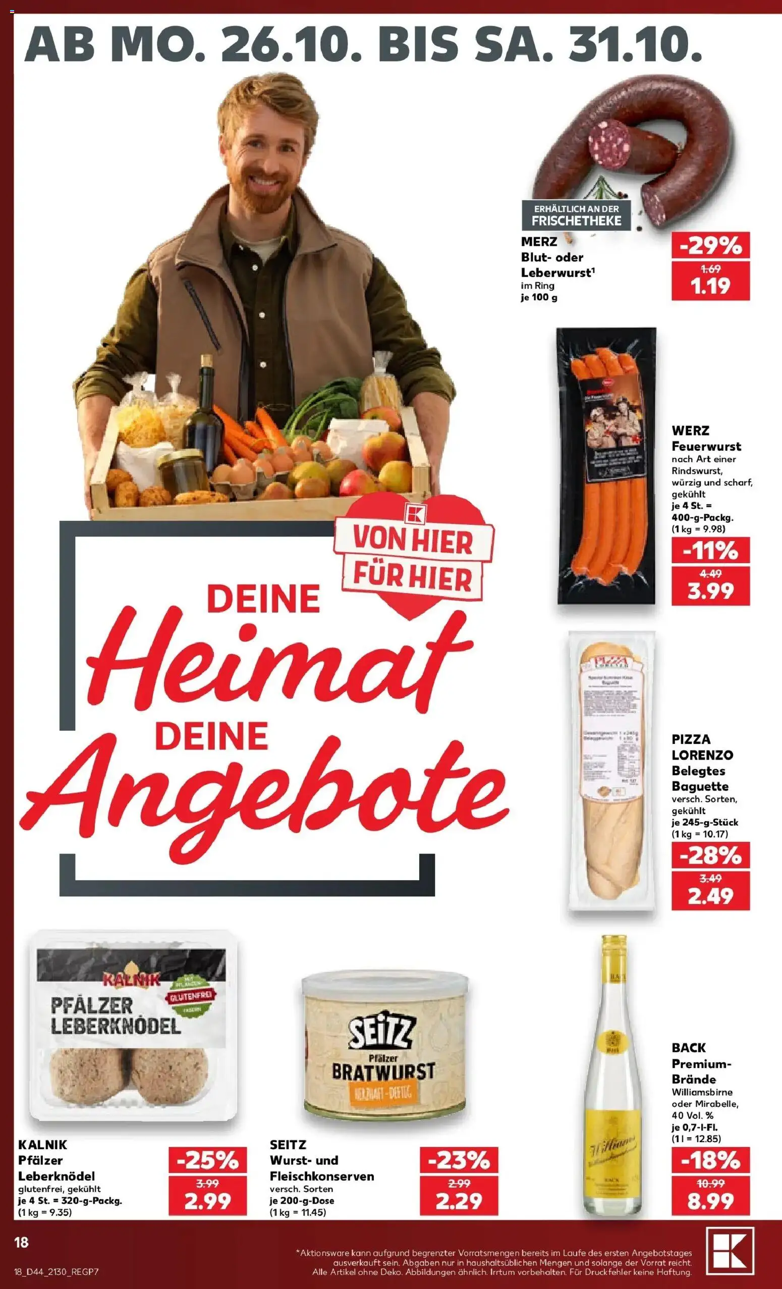 Vorschau von dem Prospekt des Geschäftes Kaufland, gültig ab dem 26.10.2026
