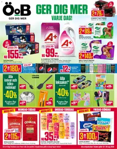 Förhandsgranska reklamblad ÖoB erbjudanden från butik ÖoB gäller från 24/08/2026