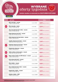 Pogląd gazetki "Makro gazetka - Wybrane oferty tygodnia w dostawie" ze sklepu Makro ważnej od 25.07.2026