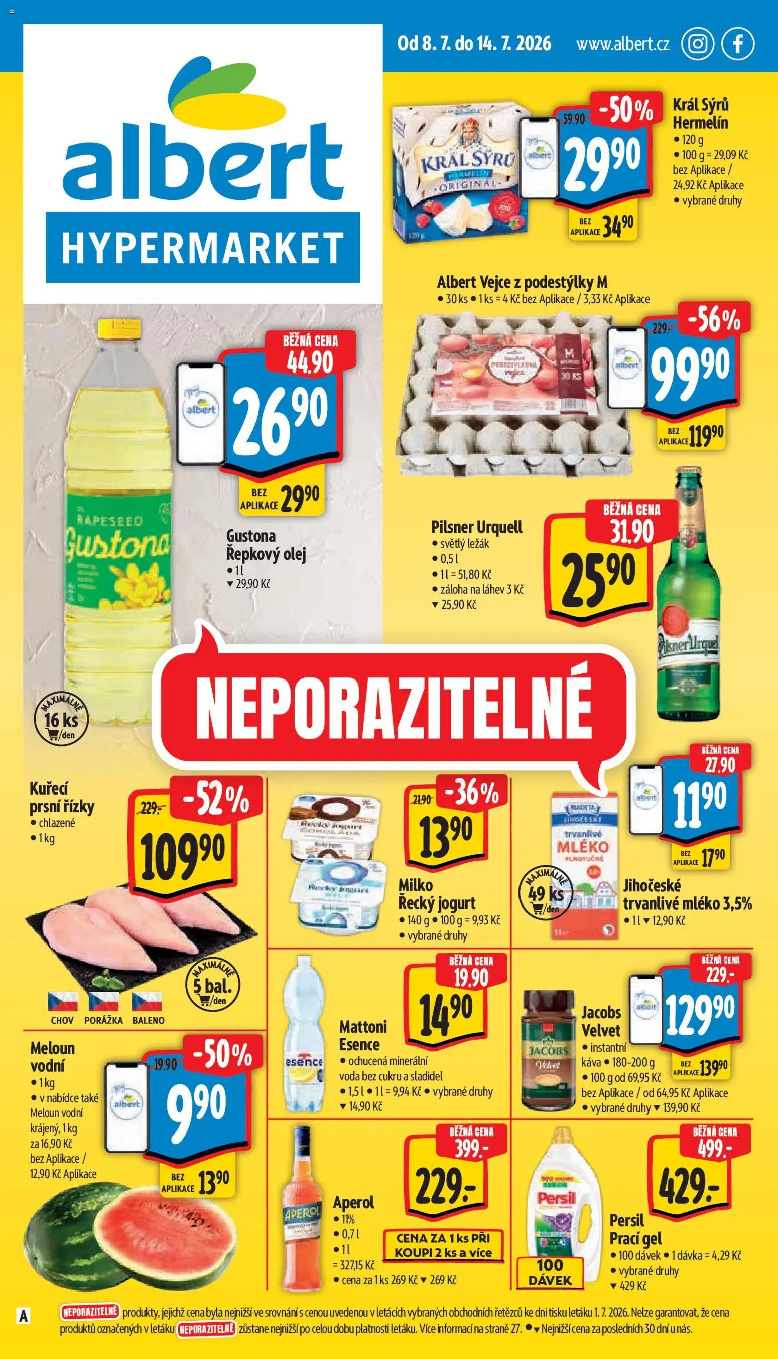 Náhled nabídky: Albert Albert leták - Hypermarket platný od 08.07.2026