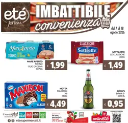 Anteprima dell'opuscolo Eté volantino Prime dal negozio Eté valido da 07/08/2026