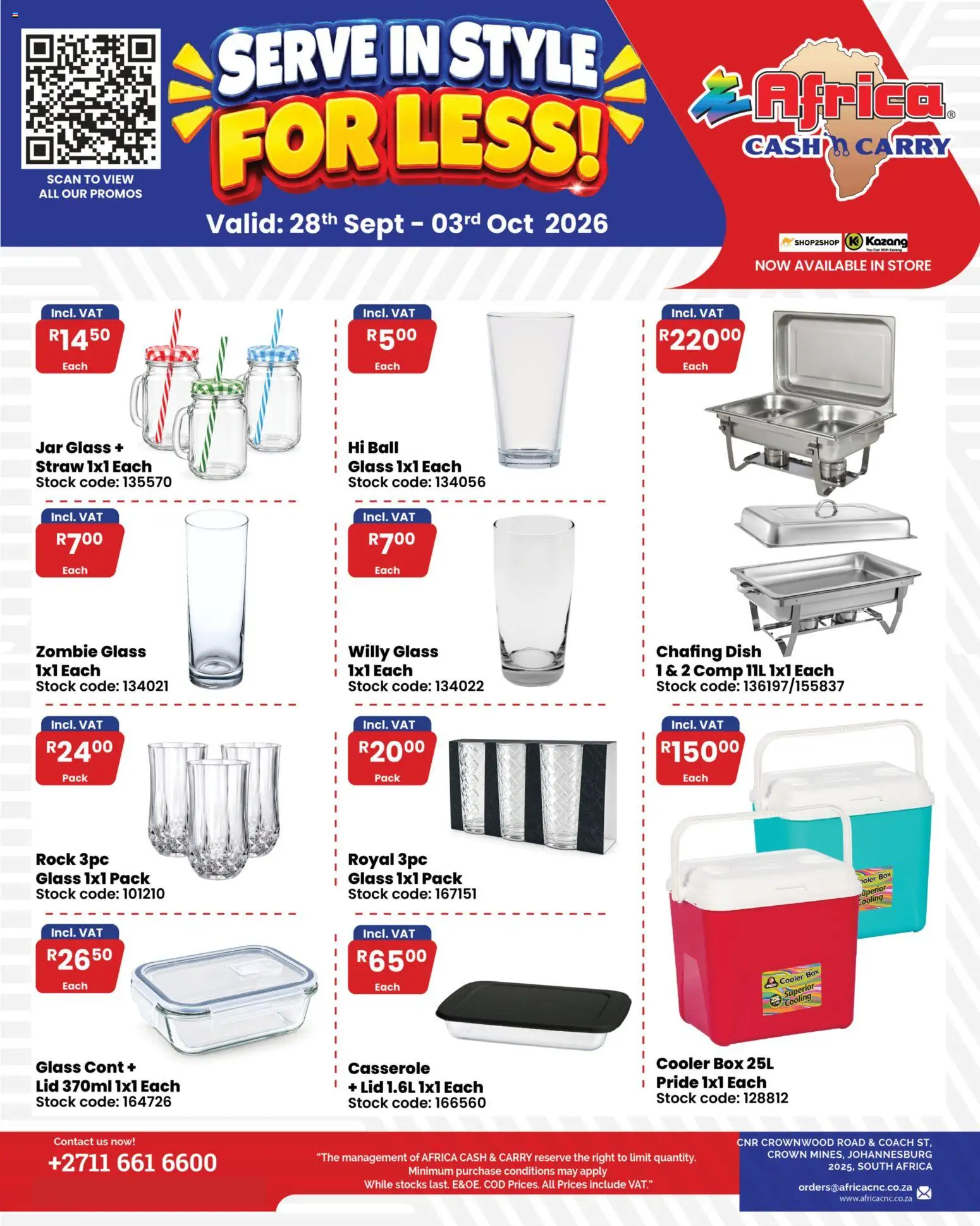 Preview of Africa Cash & Carry flyer valid from 28/09/2026