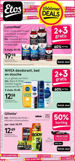 Voorbeeld van Etos folder van winkel Etos geldig vanaf 20-07-2026