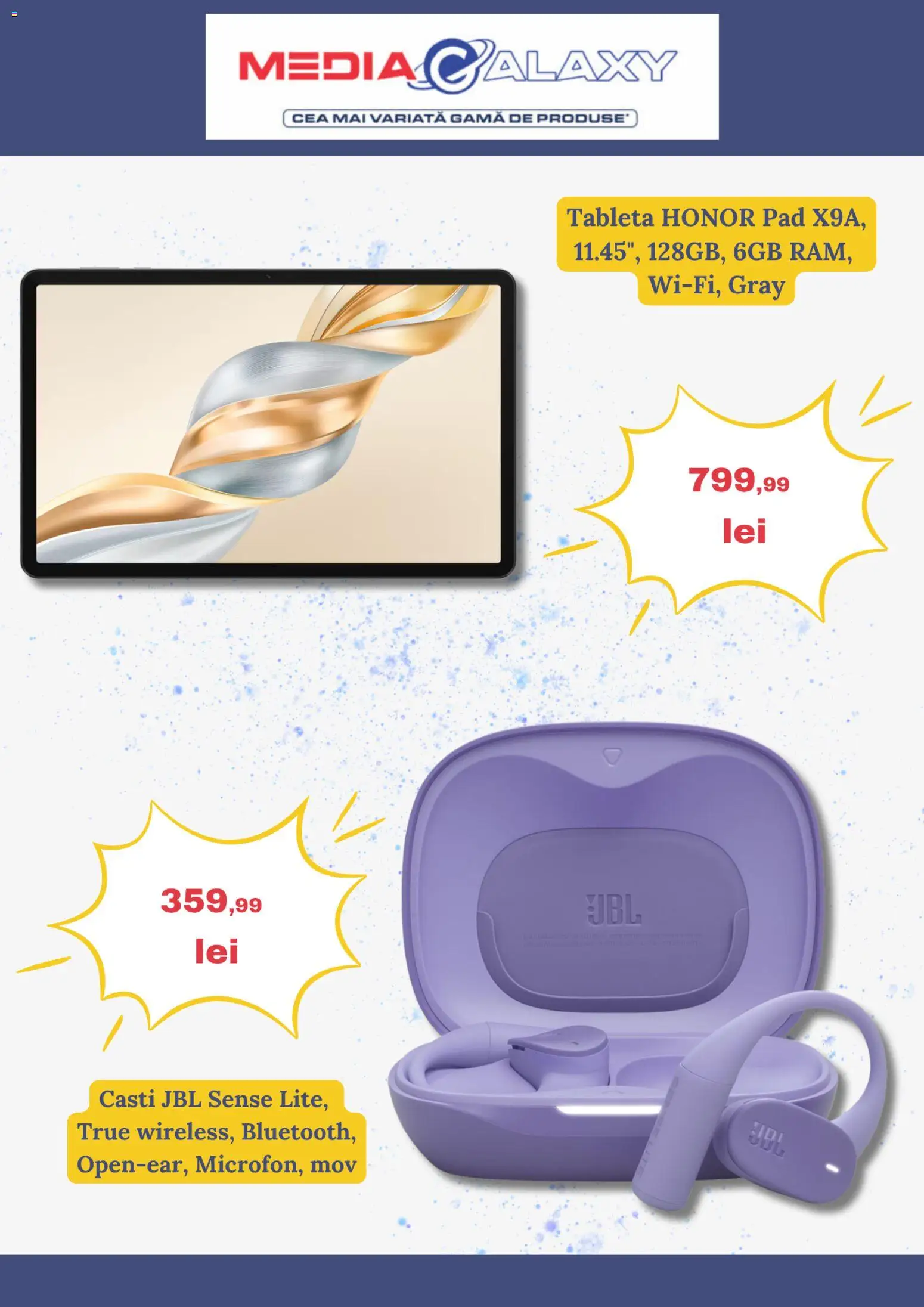 Previzualizarea de cataloage: Media Galaxy Media Galaxy Catalog valabil de la 10.09.2026