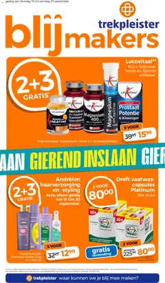 Voorbeeld van Trekpleister folder van winkel Trekpleister geldig vanaf 15-09-2026