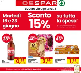 Anteprima dell'opuscolo Despar volantino Budrio dal negozio Despar valido da 11/06/2026