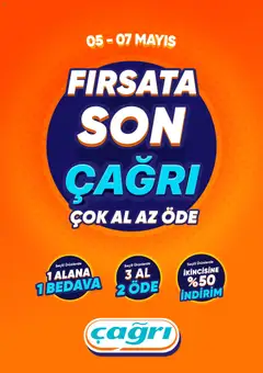 Çağrı Market Çağrı Market - Fırsatlara Son Çağrı 05.05.2026 - Broşürünün önizlemesi