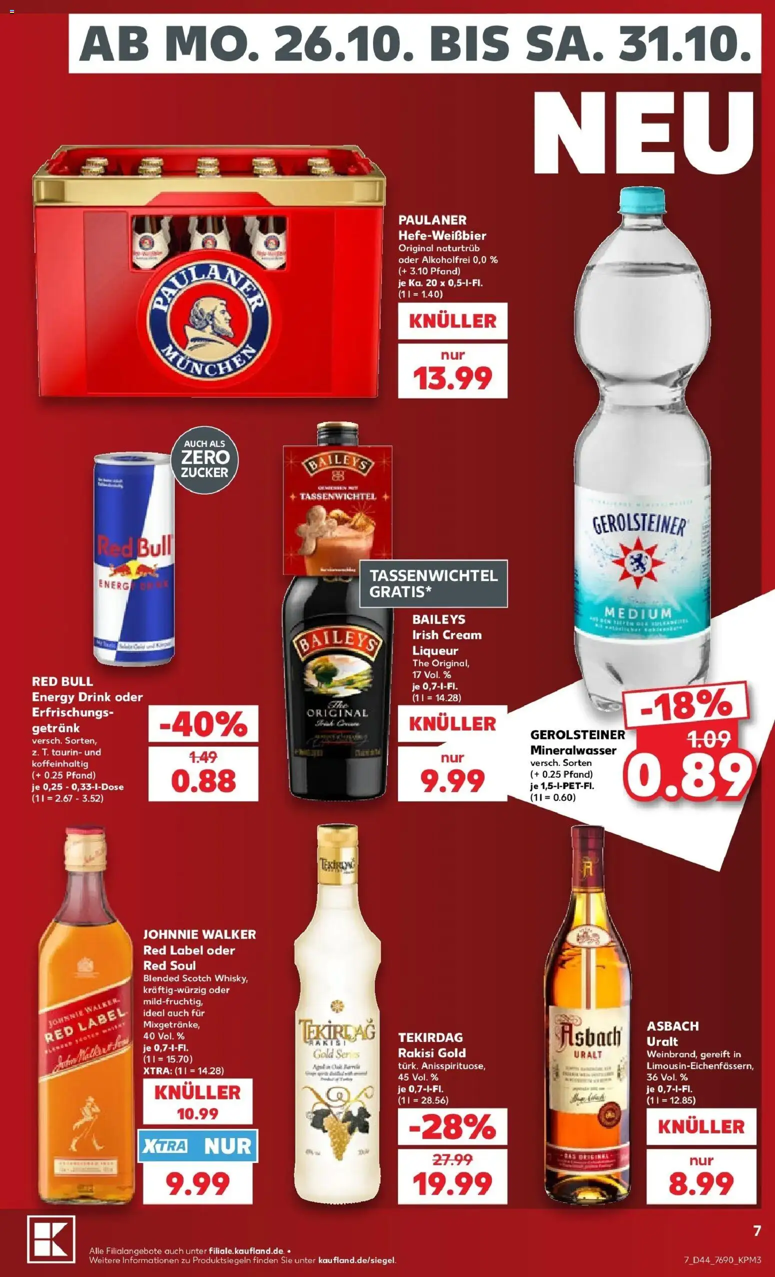Vorschau von dem Prospekt des Geschäftes Kaufland, gültig ab dem 26.10.2026