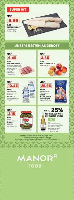 Vorschau des Merkblatts Manor aktionen vom Shop Manor gültig von 28.07.2026 bis 03.08.2026