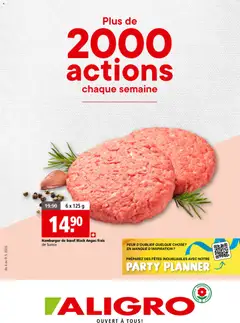 Vorschau des Merkblatts Aligro aktionen 2000 Chavannes, Matran, Genève, Sion vom Shop Aligro gültig von 04.05.2026 bis 09.05.2026