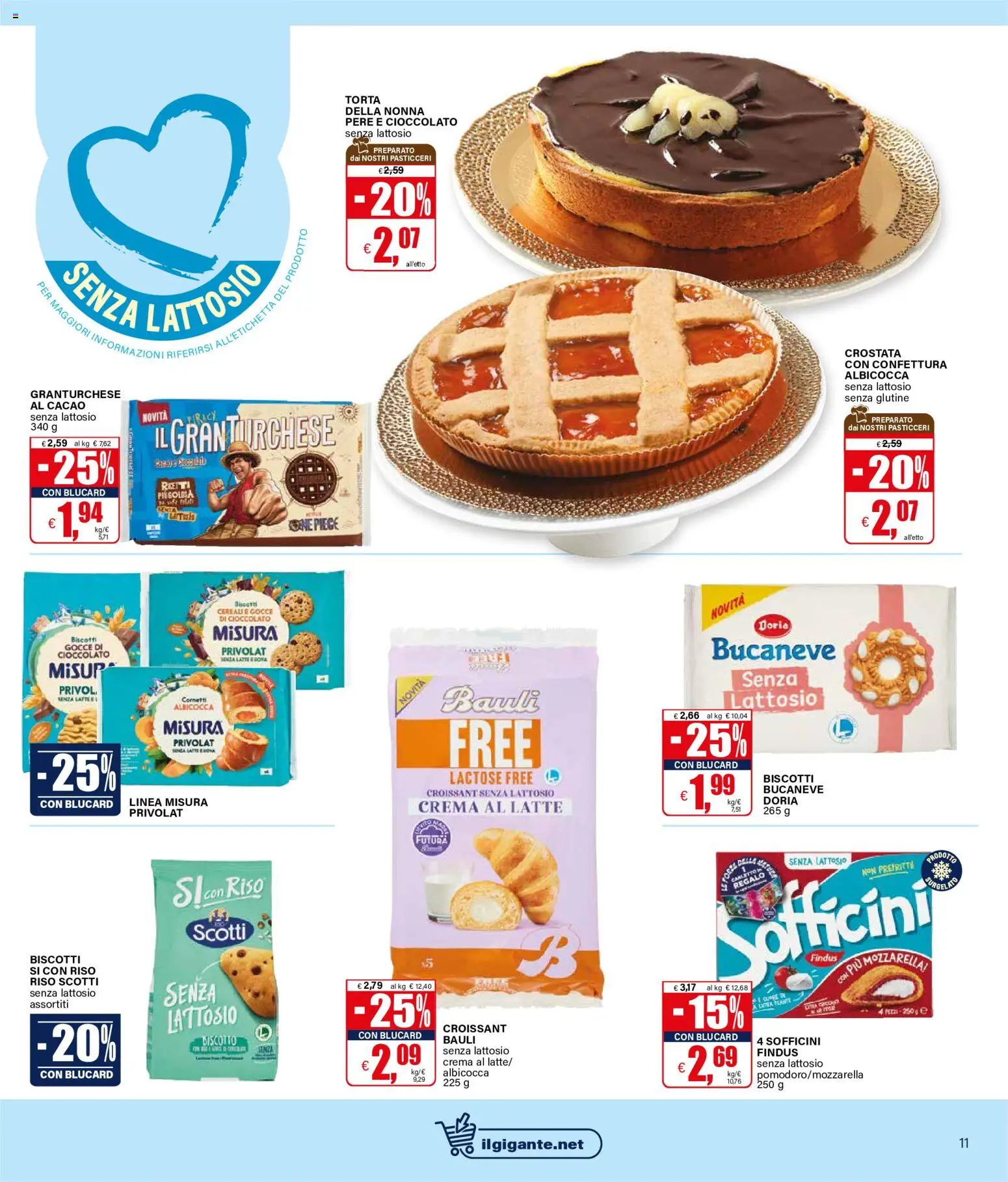 Anteprima dell'opuscolo Il Gigante volantino Diamo colore a nostro benessere dal negozio Il Gigante valido da 22/10/2026 - Torta, Senza glutine, Biscotti, Latte, Mozzarella, Riso, Cacao, Senza lattosio