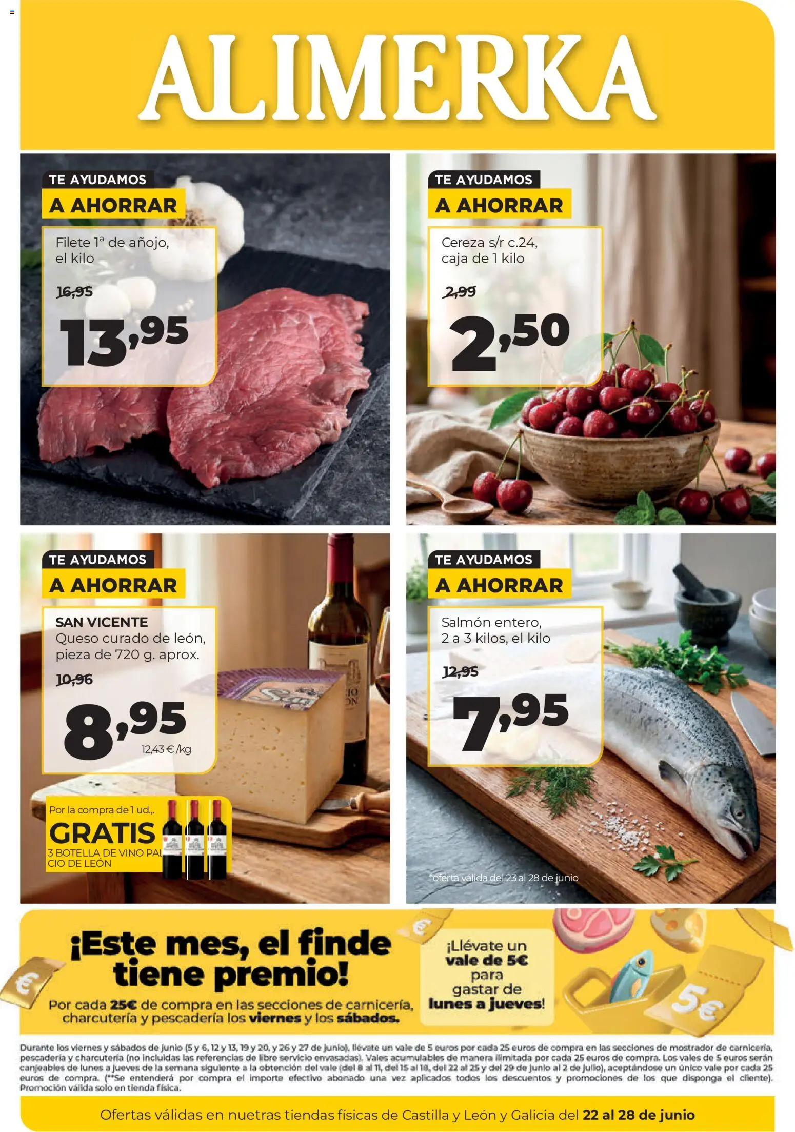 Vista previa del folleto de la tienda Alimerka válido desde el 22/06/2026 
