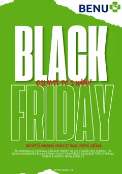 Náhled nabídky: Benu Benu Black Friday avízo platný od 28.10.2026