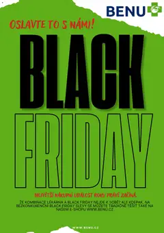 Náhled nabídky: Benu Benu Black Friday avízo platný od 28.10.2026