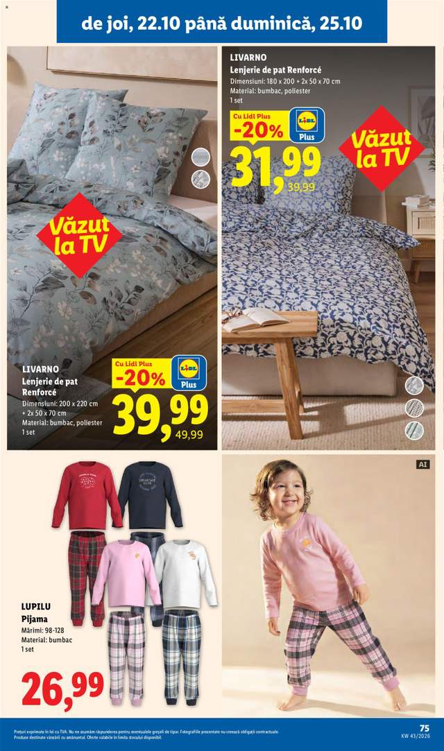 Noul catalog Lidl de la 19.10.