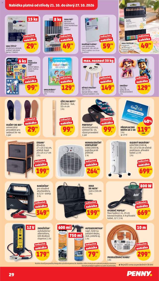 Nový Penny Market leták od 21.10.