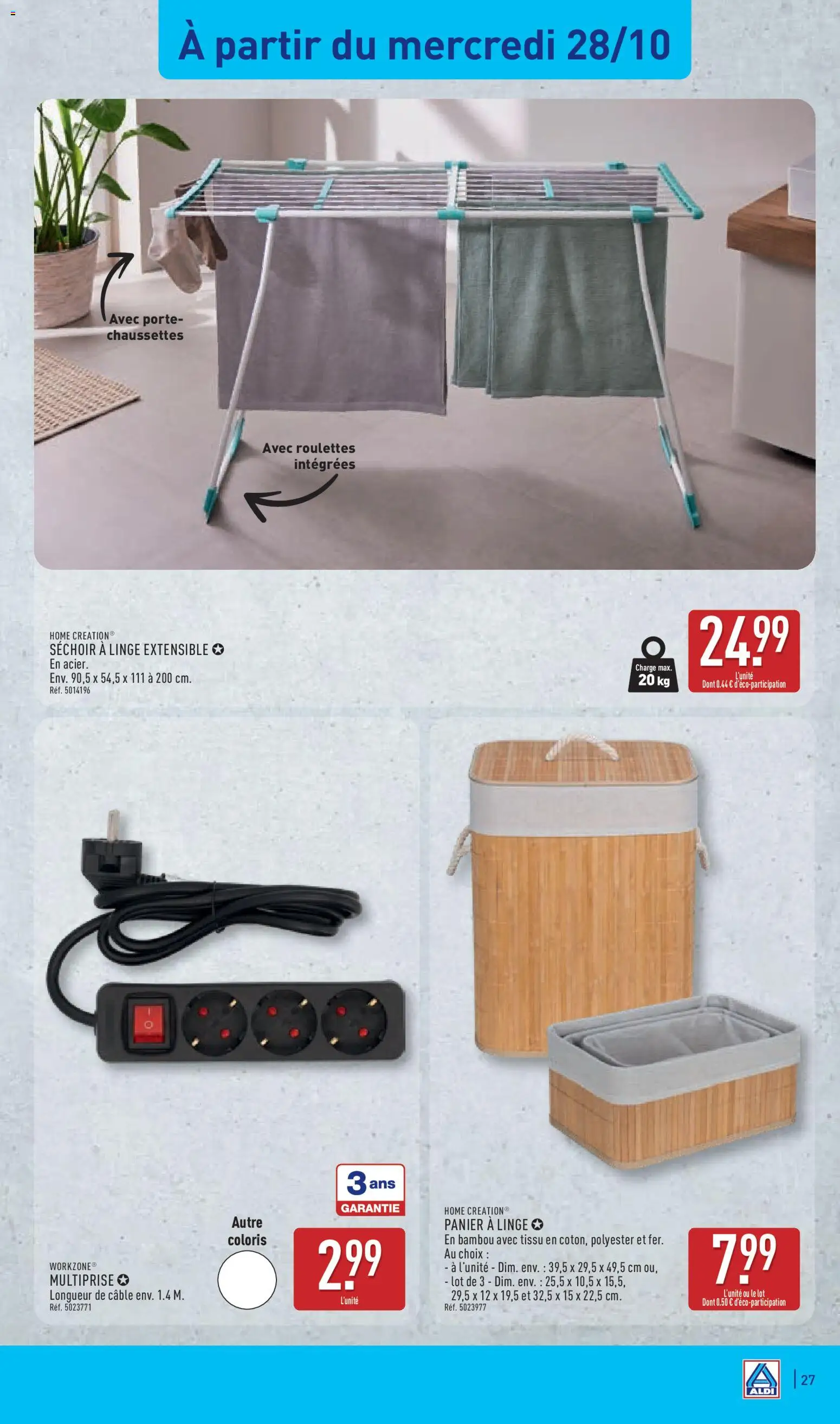 Prévisualisation de Aldi catalogue du magasin Aldi formulaire valide 27/10/2026