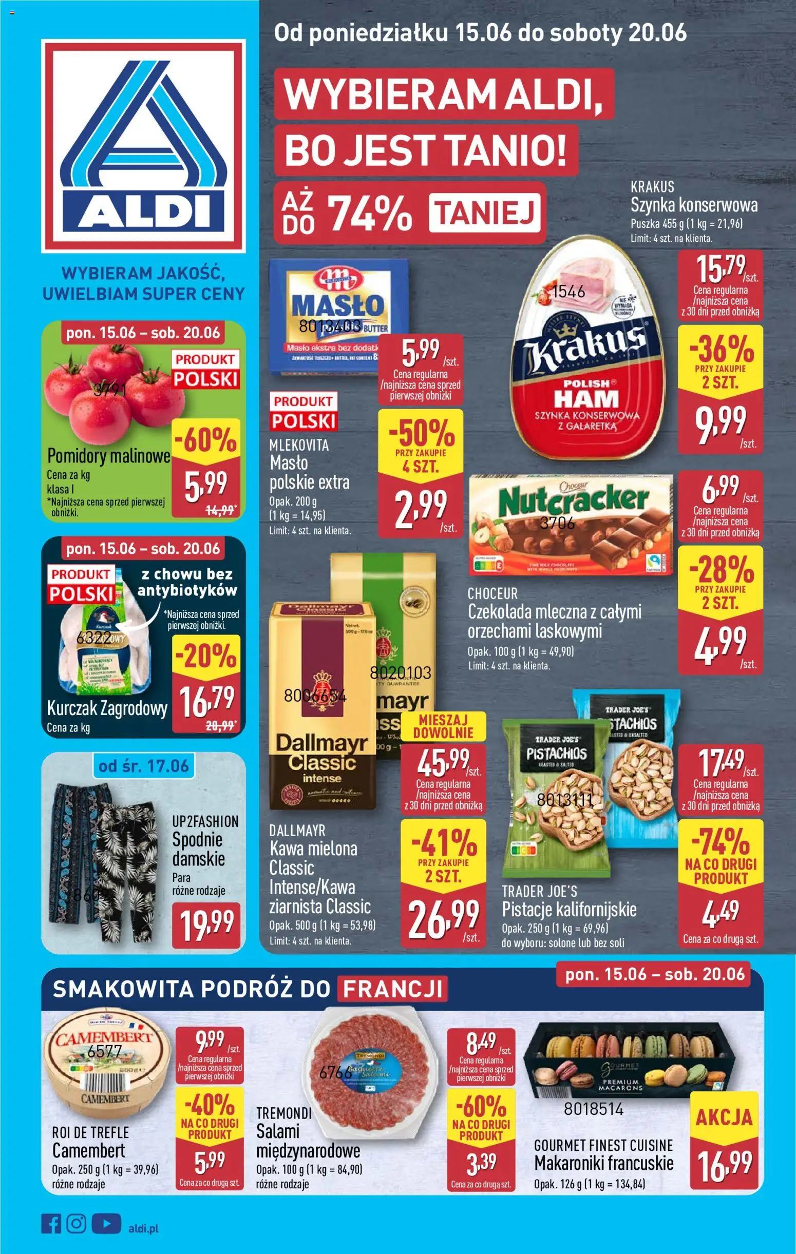Náhled nabídky: Aldi Polsko Aldi Polsko leták platný od 15.06.2026
