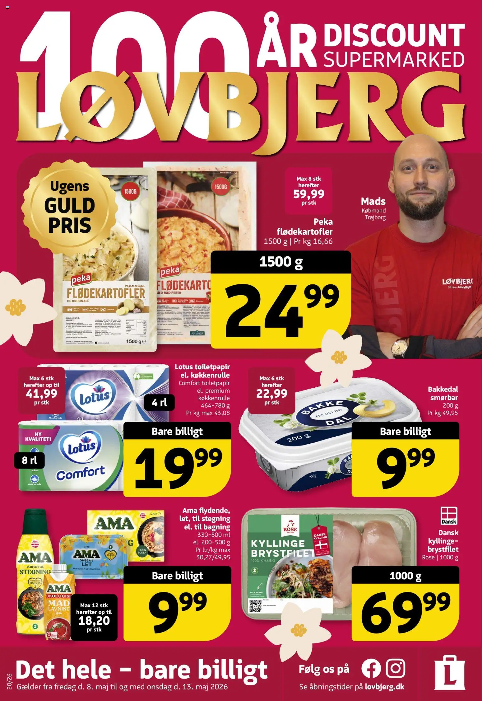 Eksempel på tilbudsavis Løvbjerg - Tilbudsavis uge 20 fra butik Løvbjerg gyldig fra 08/05/2026
