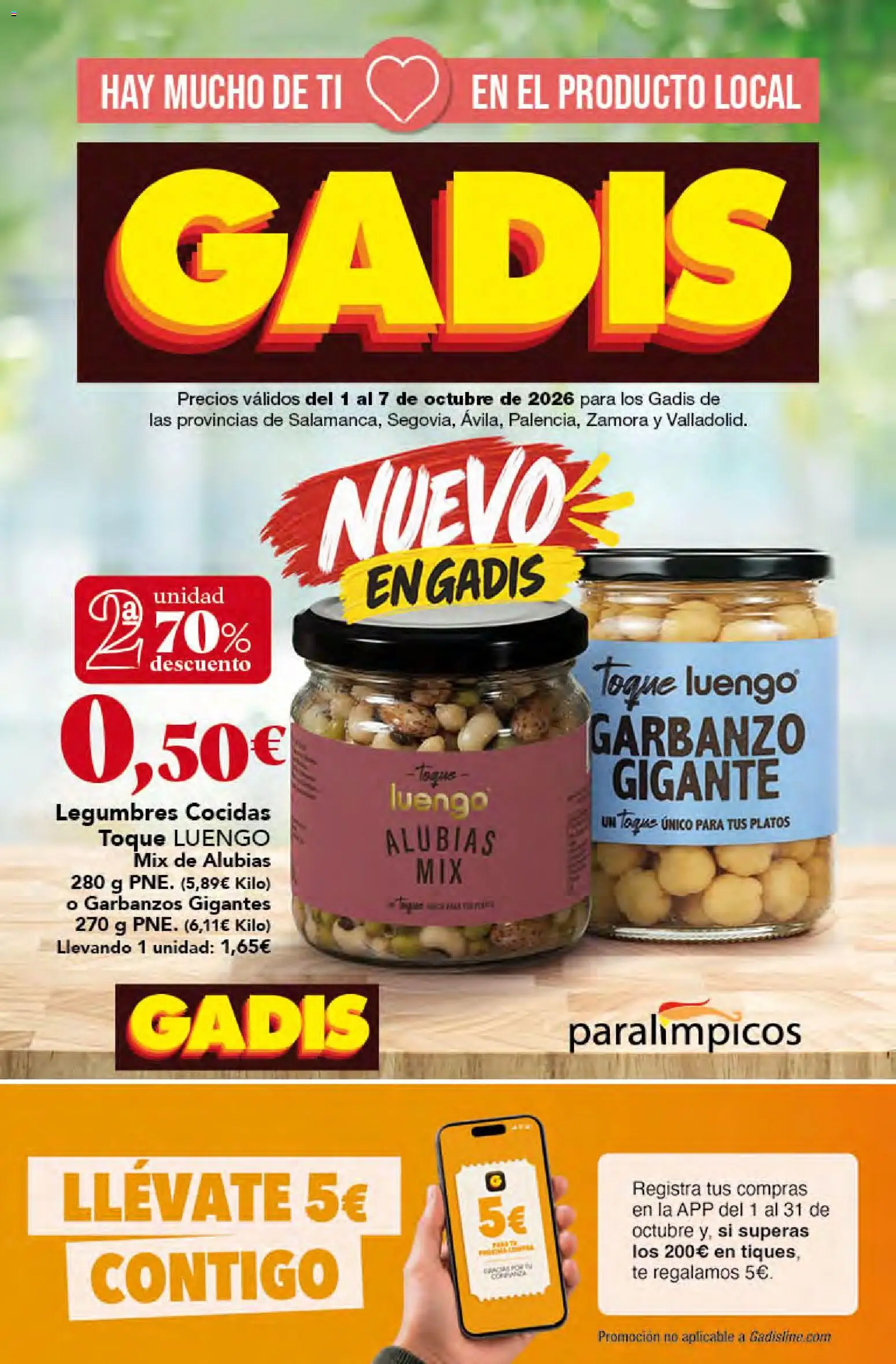 Vista previa del folleto de la tienda Gadis válido desde el 01/10/2026 