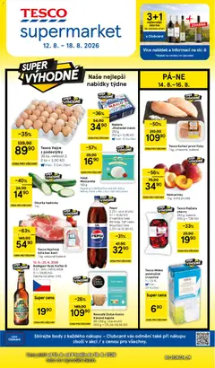 Náhled nabídky: Tesco Tesco leták - Supermarket platný od 12.08.2026