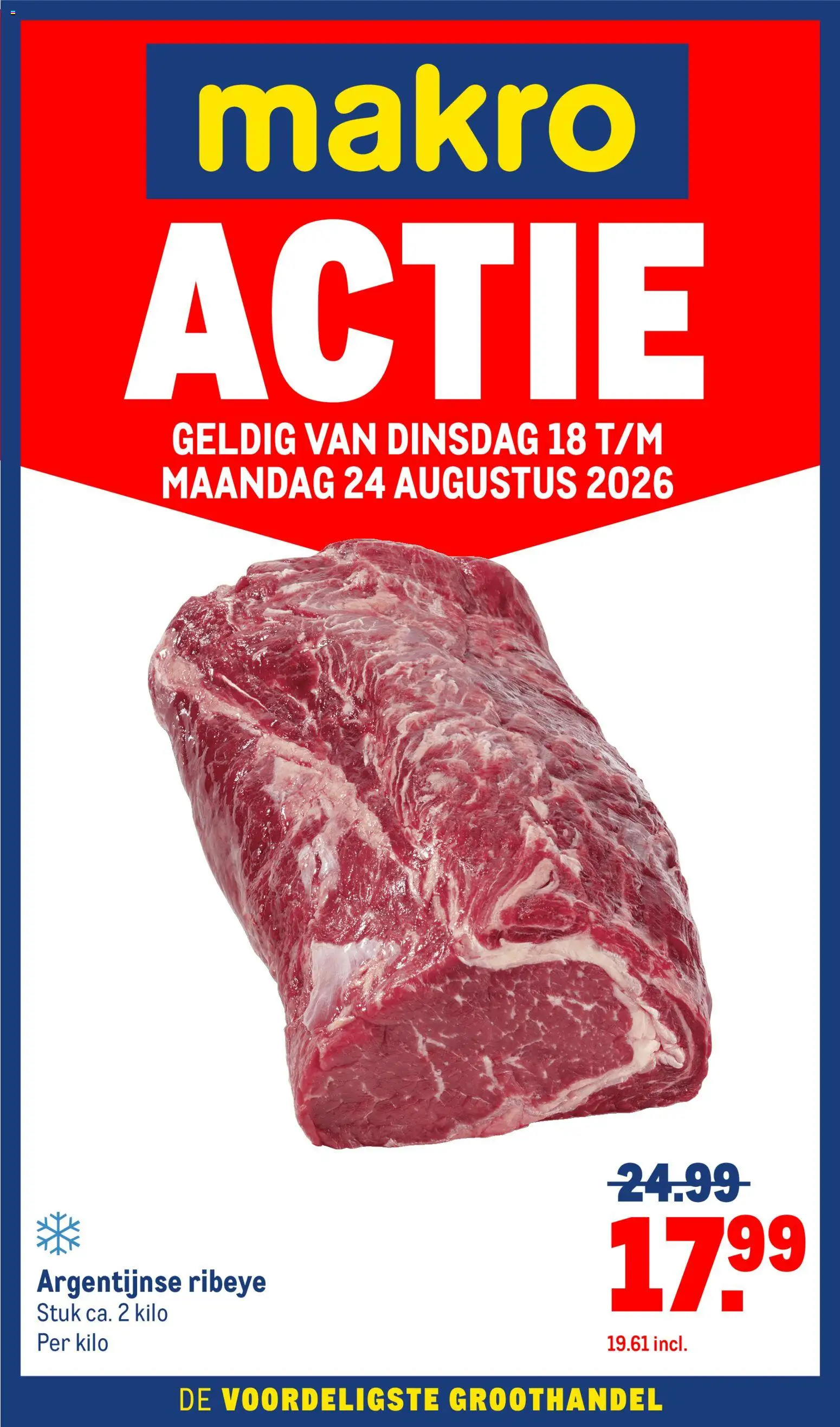 Voorbeeld van Makro folder - Versdeals van winkel Makro geldig vanaf 18-08-2026