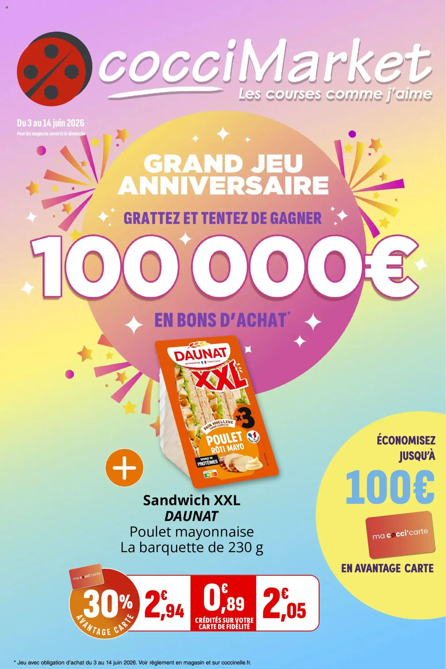 Prévisualisation de Coccinelle - Market du magasin Coccinelle formulaire valide 03/06/2026