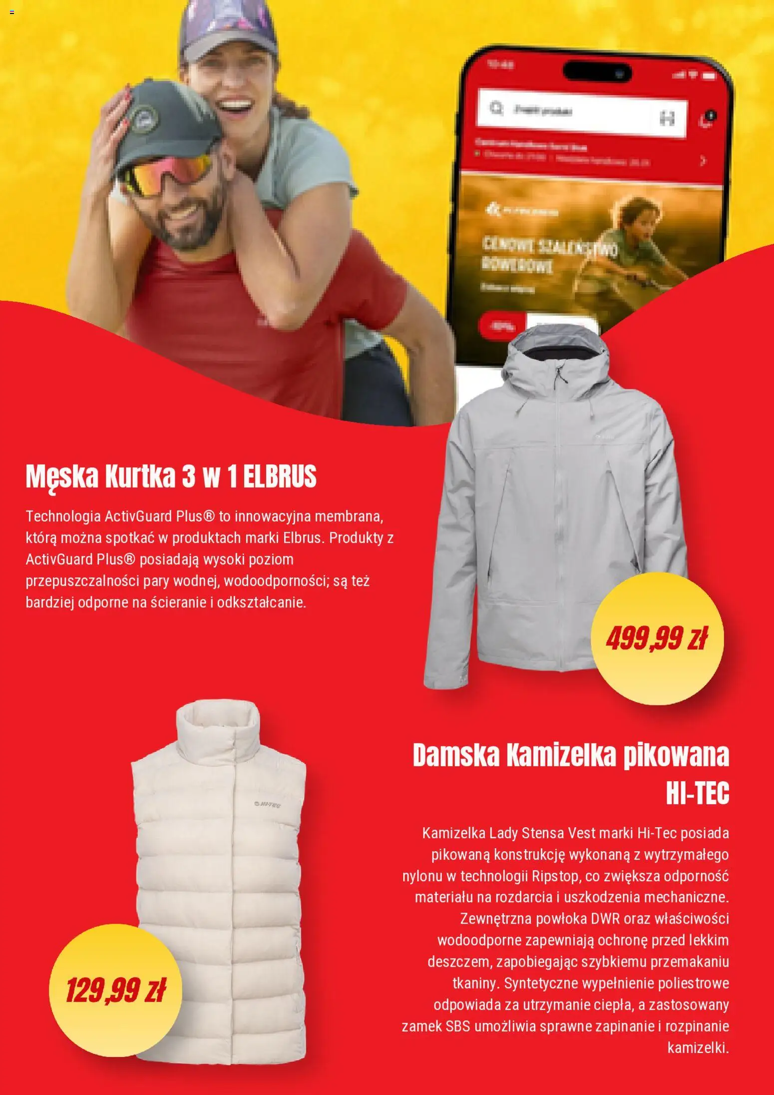 Pogląd gazetki "Martes sport promocje" ze sklepu Martes sport ważnej od 08.10.2026 - Kurtka, Kamizelka