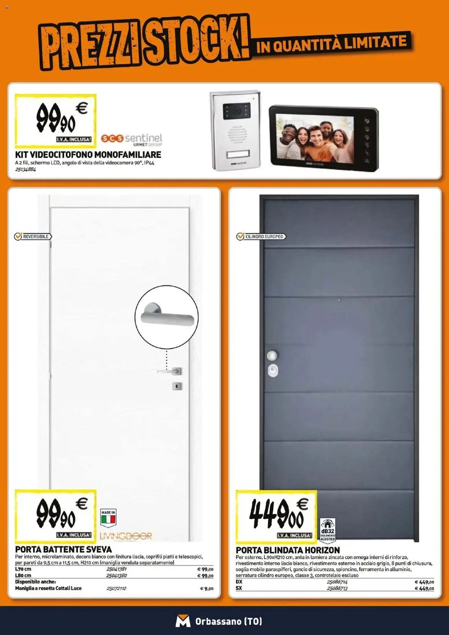 Anteprima dell'opuscolo TECNOMAT catalogo Orbassano dal negozio TECNOMAT valido da 29/10/2026