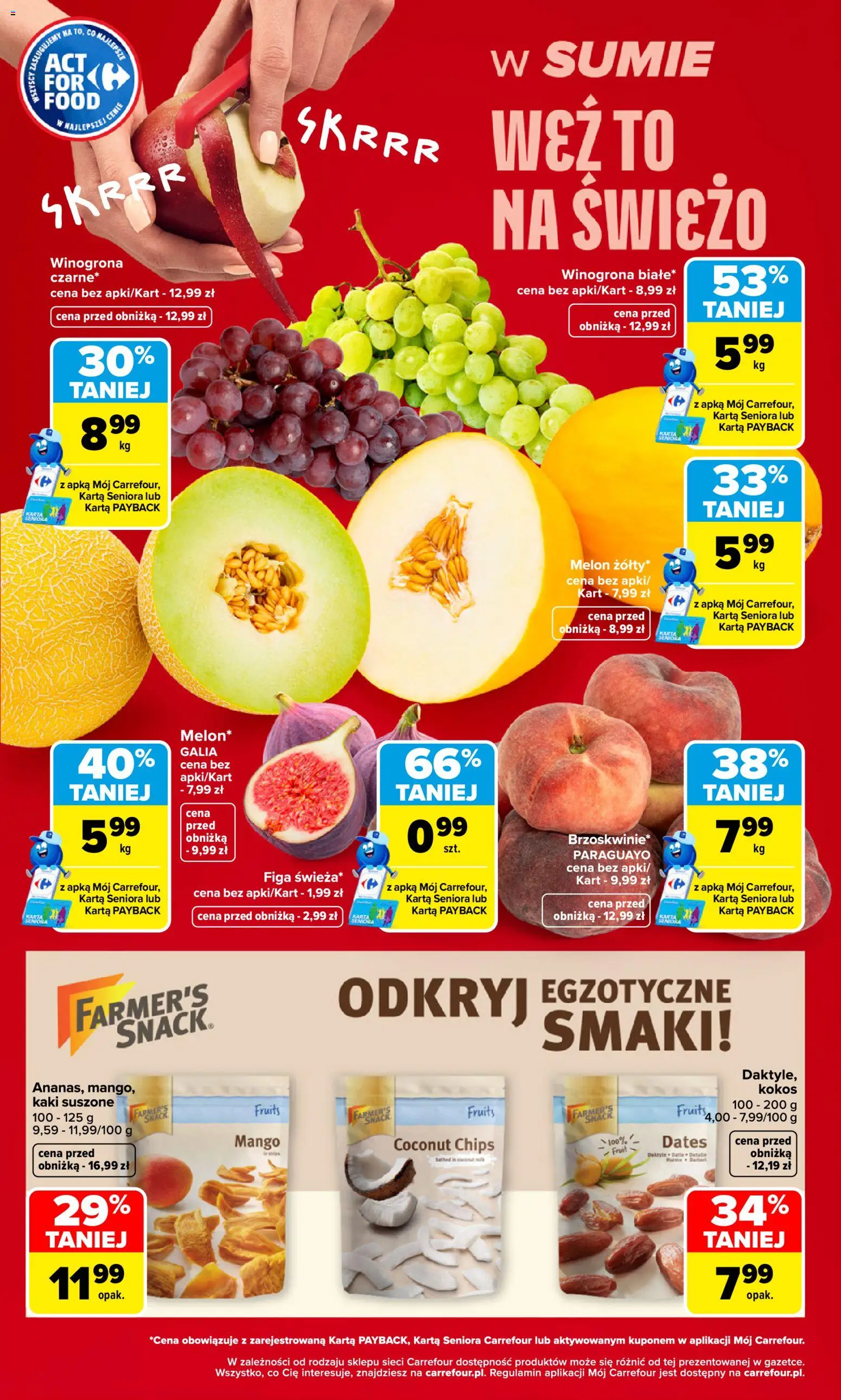 Pogląd gazetki "Carrefour gazetka - Weź to na świeżo" ze sklepu Carrefour ważnej od 07.09.2026