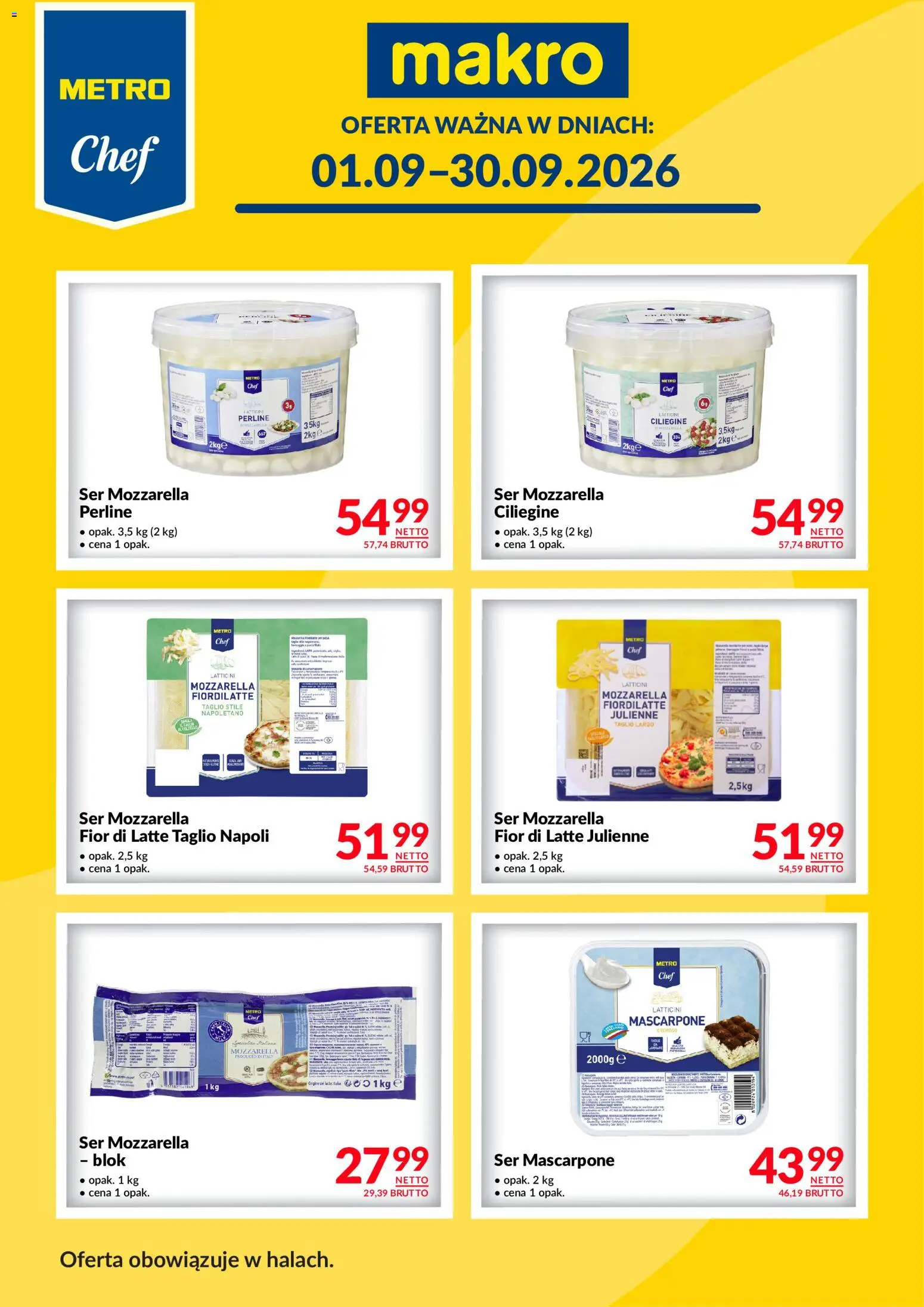 Pogląd gazetki "Makro gazetka - Metro Chef II" ze sklepu Makro ważnej od 01.09.2026