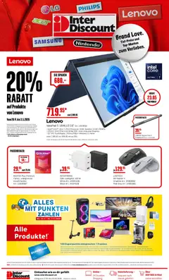 Vorschau des Merkblatts Interdiscount aktionen 20% Rabatt vom Shop Interdiscount gültig von 27.04.2026 bis 03.05.2026