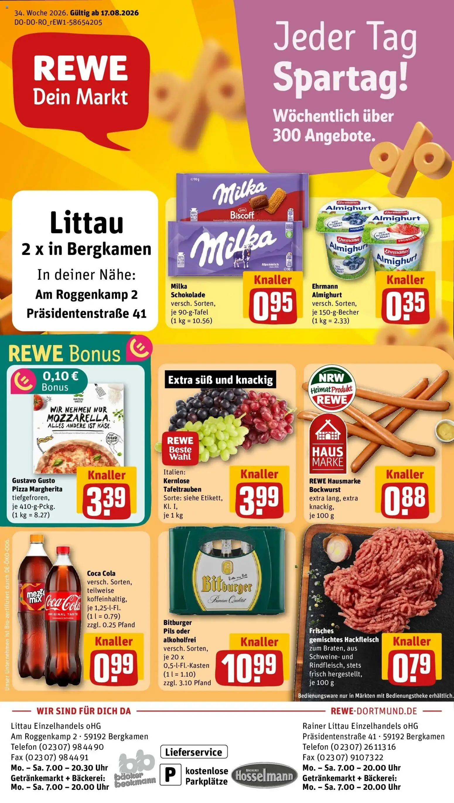 Vorschau von dem Prospekt des Geschäftes Rewe, gültig ab dem 17.08.2026