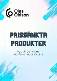 Förhandsgranska reklamblad Clas Ohlson erbjudanden från butik Clas Ohlson gäller från 01/10/2026