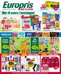 Forhåndsvis Europris kundeavis fra butikk Europris gyldig fra 24/08/2026