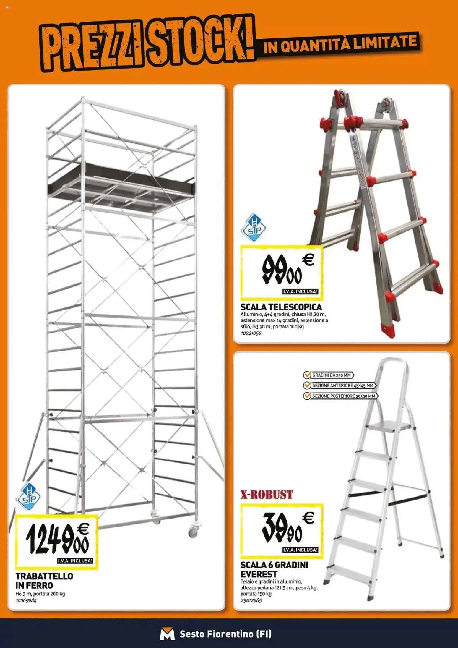 Anteprima dell'opuscolo TECNOMAT catalogo Sesto Fiorentino dal negozio TECNOMAT valido da 27/08/2026 - Scala, Ferro