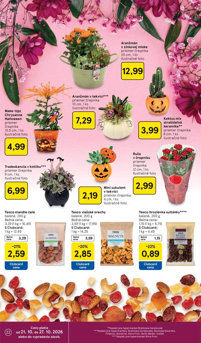 Nový Tesco leták od 21.10.