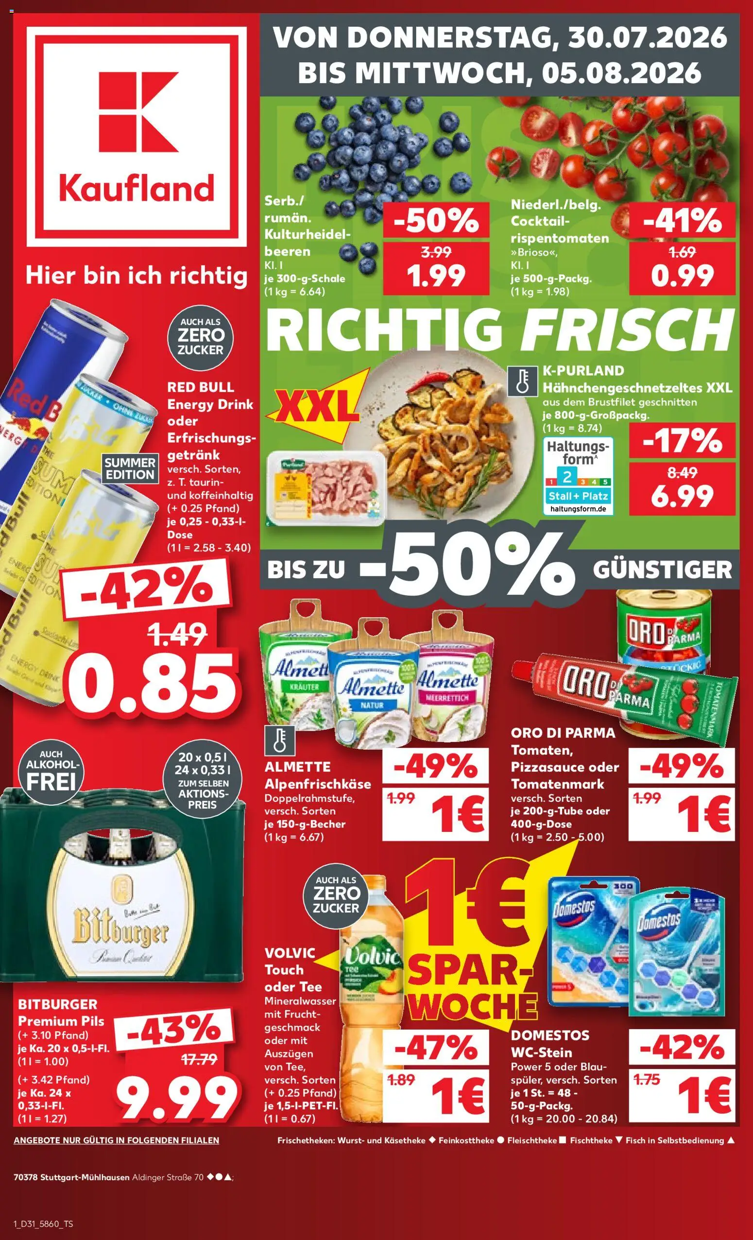 Vorschau von dem Prospekt des Geschäftes Kaufland, gültig ab dem 30.07.2026